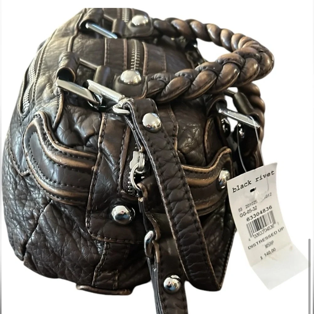 BLACK RIVET BAG - Picture 3 of 12